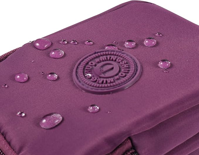 Cell Phone Armband Bag Purse with Crossover Body Shoulder Strap for Samsung Galaxy Z Fold 3 S22 Ultra S21 FE A03S A12 A32 5G A42 5G A52 5G A72 XCover Pro, Moto E G Pure Play G9 Power Pixel 6 (Purple)