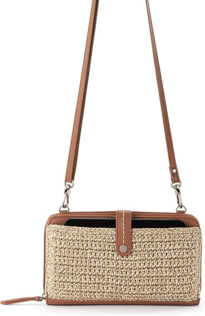 The Sak Iris Smartphone Crossbody Purse - Small Women's Cellphone Bag & Wallet For Everyday- Convertible Wristlet With Zipper