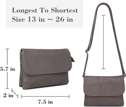 MINICAT RFID Blocking Small Crossbody Bags for Women Vegan Leather Mini Travel Purses Cell Phone Purse Cross Body Bag