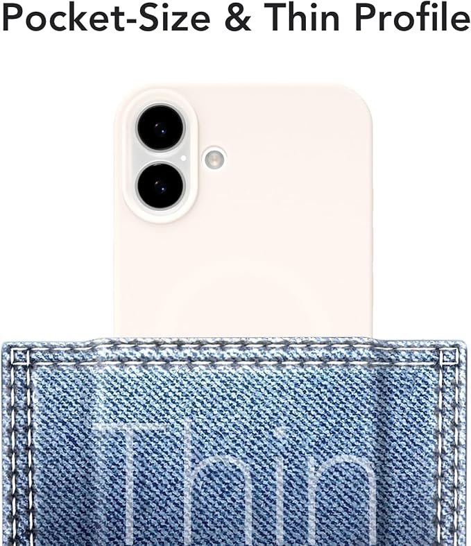 for iPhone 17 Case Silicone Compatible with Magsafe Case, Ultra Slim Thin Magnetic Phone Cases Mag Safe, Cute Soft Rubber Gel Matte Plain Wireless Charging Cover for Women, Beige Stone Cream