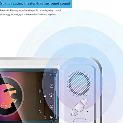 Shower Phone Holder with Wireless Bluetooth Speaker,Waterproof, Secure Attachment for Any Phone, Hands-Free Bathroom Entertainment, Play Music and Take Calls
