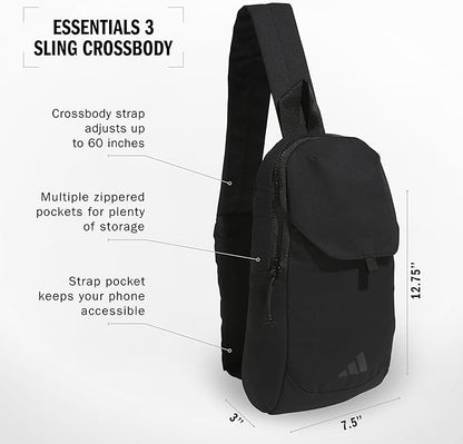 adidas Essentials Crossbody – Athletic Sling Bag with Phone Pocket