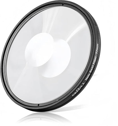 GREEN.L 58mm Spiral Halo Camera Lens Filter Halo Swirl Filter