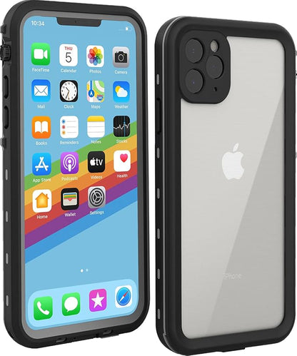 for iPhone 11 Pro Max Waterproof case 6.5'', Rugged Case with Screen Protector, Shockproof Full-Body Dustproof Case for iPhone 11 Pro Max 6.5‘’ (Grey)