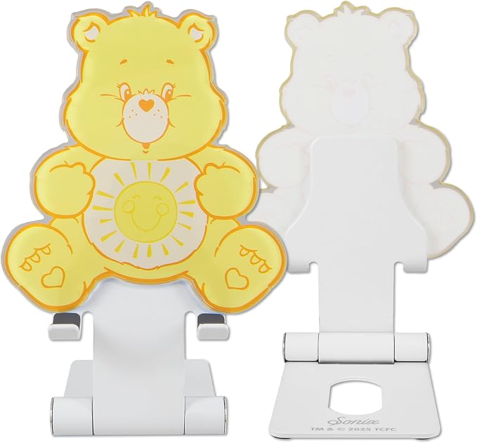 Sonix x Care Bears Character Phone Stand | Adjustable Cell Phone Holder, Desk Stand, Dock | Funshine Bear