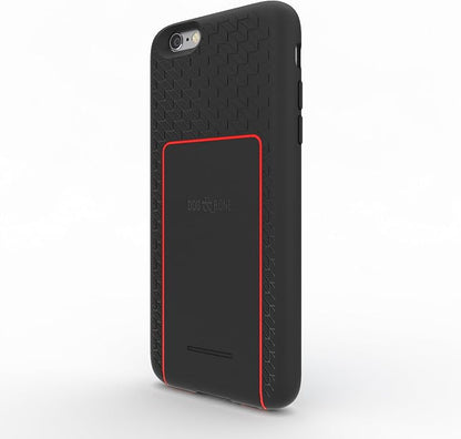 Dog & Bone Battery Charger Case for Apple iPhone 6 / 6S - Retail Packaging - Tread Red