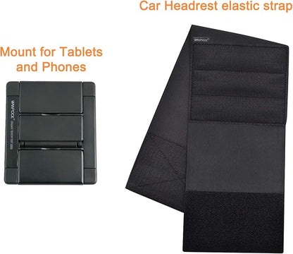 Car Headrest Mount Holder for Tablets and Phones with 5-10.5Inch Screens -Compatible with iPhone iPad Air Mini, Galaxy, Switch 2
