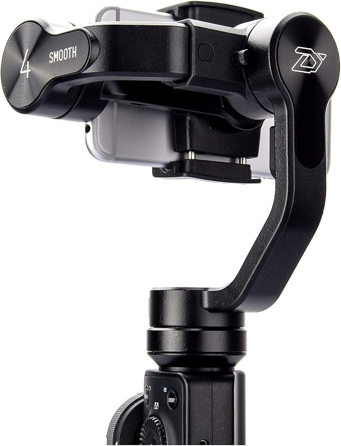 Zhiyun Smooth 4 Gimbal Stabilizer for Smartphone iPhone Android Cell Phone 3-Axis Handheld Gimbal for Vlogging YouTube Vlog TikTok Instagram Live Video Kit Support Cellphone 210g MAX