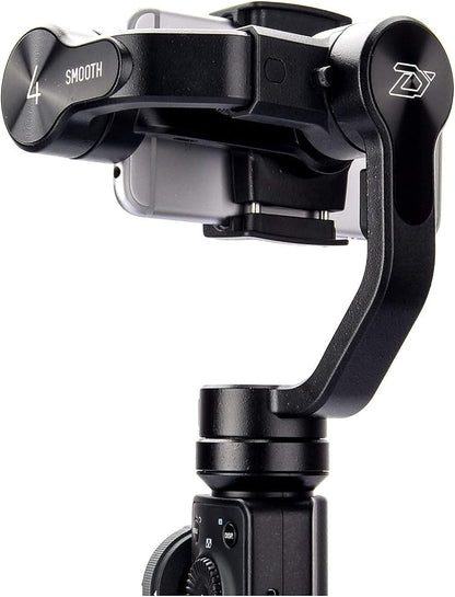Zhiyun Smooth 4 Gimbal Stabilizer for Smartphone iPhone Android Cell Phone 3-Axis Handheld Gimbal for Vlogging YouTube Vlog TikTok Instagram Live Video Kit Support Cellphone 210g MAX