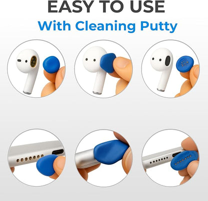 for Airpod Cleaner Kit + Pro Cleaning Tool - Compatible for Earbud Cleaning kit for iPhone Cleaning Kit for iPhone Cleaner Kit for Airpods Cleaning Kit Cleaning Putty Phone Cleaning Kit