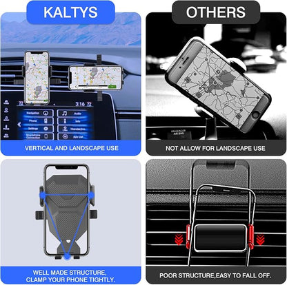 Karltys Car Phone Holder for Honda CR-V 2017-2022 Accessories, Air Vent CRV Cell Phone Holder Mount, Never Blocking Hands Free Thick Case Friendly Mobile Stand for 4-7 Inch Phones