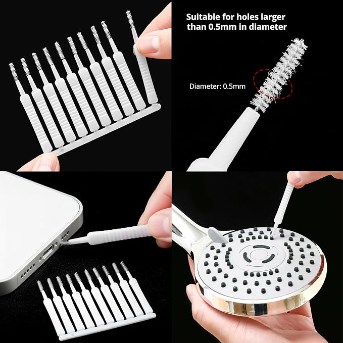 Cell Phone Cleaning Kit, iPhone Cleaning Kit for Charging Port Cleaner Keyboard Cleaning Kit for Airpods/Android/USB C/Earbuds/Laptop/iPad/Camera Lens with Stylus Pen (White, Elite Pack)