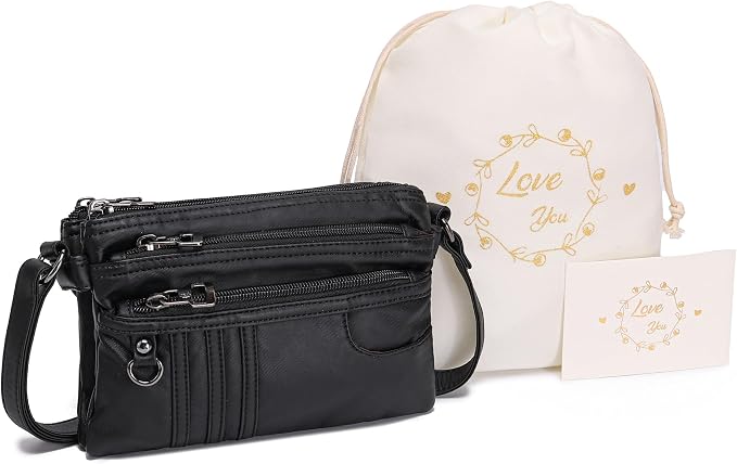 MINICAT Multiple Pockets Small Crossbody Purse Cell Phone Purse Shoulder Bags for Women Cross Body Bag for Woman