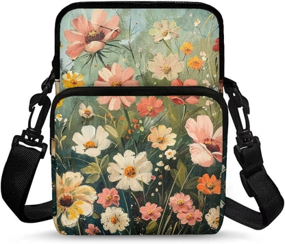 Men's Crossbody Bag, Small Cell Phone Wallet, Women's Shoulder Handbag, Travel Gym Bag