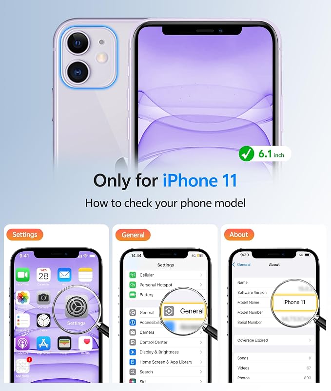 FNTCASE for iPhone 11 Case: [Compatible with Magsafe] Translucent Matte Magnetic Cases [Full Camera Protection] Military Grade Shockproof Protective Phone Cover - Light Purple