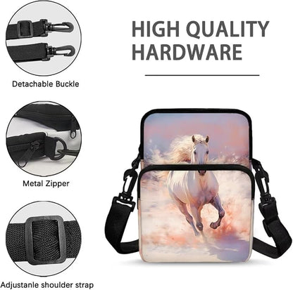 Men's Crossbody Bag, Small Cell Phone Wallet, Women's Shoulder Handbag, Travel Gym Bag