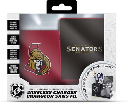 SOAR NHL Wireless Charger and Desktop Organizer