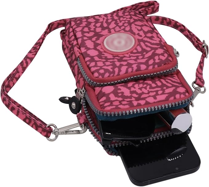 ZGMYC 3-Layers Cellphone Pouch Wristlet Purse Waterproof Sports Armband Shoulder Bag Wallet