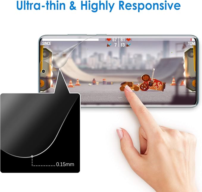 JETech Screen Protector for Samsung Galaxy S20 Plus, 2-Pack | Self-Healing TPU Film, HD Clear, Anti-Scratch Protection, Bubble-Free Installation