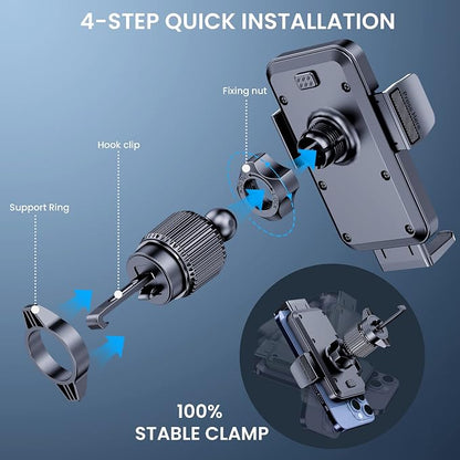 Phone Mount for Car Holders Cell Phon Holder Hands Free Phone Stand for Car Vent Automobile Mount Fit iPhone Android Smartphoe Universal Camera Mount Stabilizers
