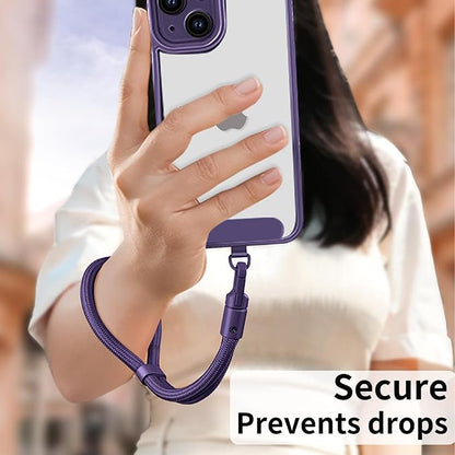 Anti Theft Phone Wrist Strap With 2 Metal Tether Tabs，Adjustable Wristlet & Hand Cell Phone Lanyard for Women and Men