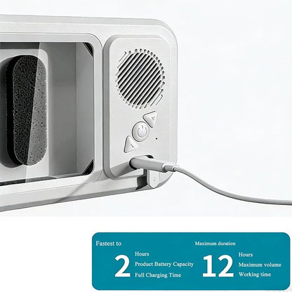 Shower Phone Holder with Wireless Bluetooth Speaker,Waterproof, Secure Attachment for Any Phone, Hands-Free Bathroom Entertainment, Play Music and Take Calls