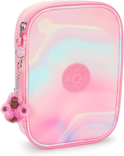 Kipling Women's 100 Pens Printed Case, Organize Accessories, Art Supplies, Makeup, Travel Organizer