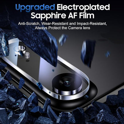 UniqueMe Compatible for 3 Pack iPhone Air Camera Lens Protector - [Drop Protection] [Case Friendly] 9H Tempered Glass Camera Cover Screen [Update New Version]