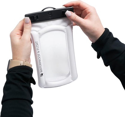 geckobrands Float Phone Dry Bag - Waterproof & Floating Phone Pouch – Fits Most iPhone and Samsung Galaxy Models