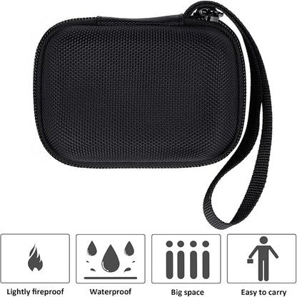 khanka Hard Case for Anker Nano 10000mAh 45W/A1665/A1664 Power Bank,Black | EVA Hard Shell, Easy Carry Handle, Secure Custom Fit for Anker Nano Power Bank, 10,000mAh Portable Charger, Case Only