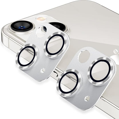 AFARER[2 Pack] Camera Lens Protector for iPhone 14/ iPhone 14Plus, Upgraded Metal Tempered Glass Camera Cover, 9H Hardness Anti-Scratch Camera Protectors， Lens Protector Compatible with iPhone 14/