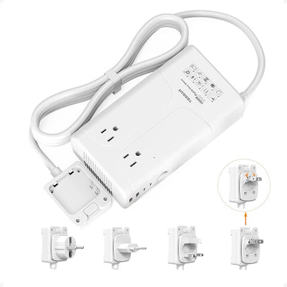 TESSAN 1600W 220V to 110V Voltage Converter US to Europe