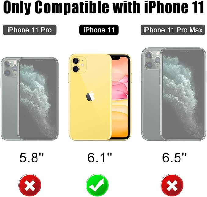 Beasyjoy for iPhone 11 Military-Grade Waterproof Metal Case - Full Body Protection, Shockproof, Dustproof, Built-in Screen, Outdoor (Camo)