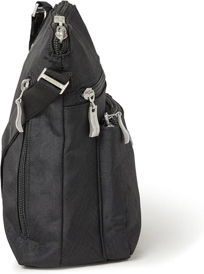 Baggallini Pocket Crossbody Bags for Women 8x8 Small Lightweight Durable Water-resistant Travel Purse W/Rfid