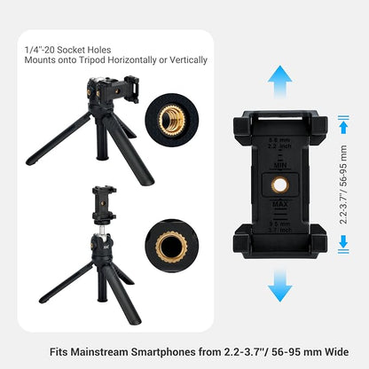 JJC 2 in 1 Extendable Mini Vlogging Tripod & Selfie Stick for Sony ZV-E10 II ZVE10 ZV-1F ZV1F ZV-1 II ZV1 RX100 VII A6100 A6400, Canon PowerShot V1 SX740 HS G7X Mark III II EOS R100 R50 R10 & More