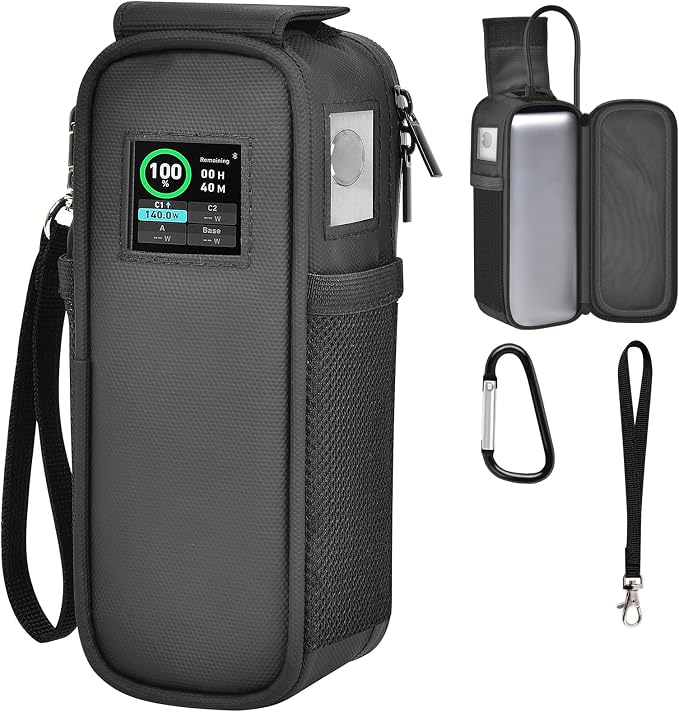 Tech Gear Protection Bundle: Carrying Case for Anker Prime Power Bank & Storage Bag Compatible with Meta Quest 3/2 VR Headset, All-in-One Organizer for Charging and Entertainment