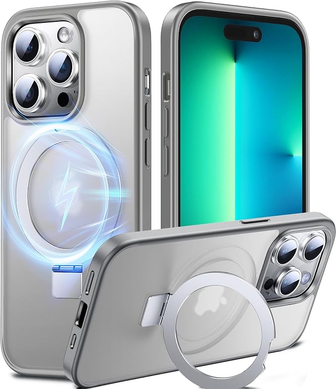 Chicfun 3-in-1 [Magnetic+Kickstand+Ring Holder] for iPhone 14 Pro Max Case Stand Ring Holder Compatible with MagSafe, Military Shockproof Protective iPhone 14 Pro Max Phone Case Kickstand Cover