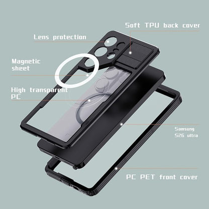 for Samsung Galaxy S26 Ultra Waterproof Case, Military-Grade Full Body Defense: IP68 Underwater Protection, Built-in Screen Protector & Camera Lens Cover, 10FT Waterproof Shockproof Dustproof.