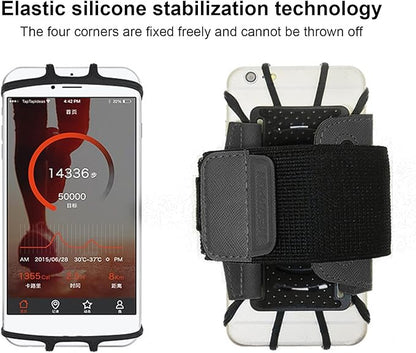 Wristband Phone Holder for Running, 360 Degree Rotation Sports Armband Phone Holder for Running Armband for 13 Pro, for for, for for, for Hiking