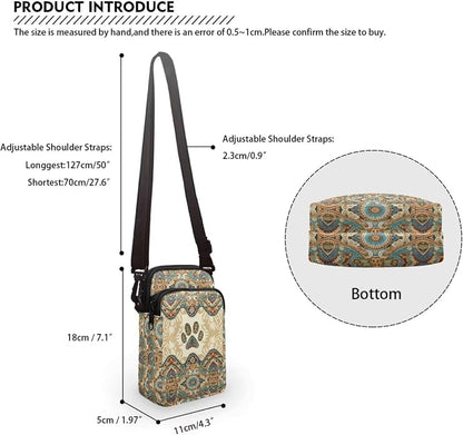 DISNIMO Small Crossbody Bags for Women Trendy Cross Body Cell Phone Shoulder Bags Purses with Adjustable Strap