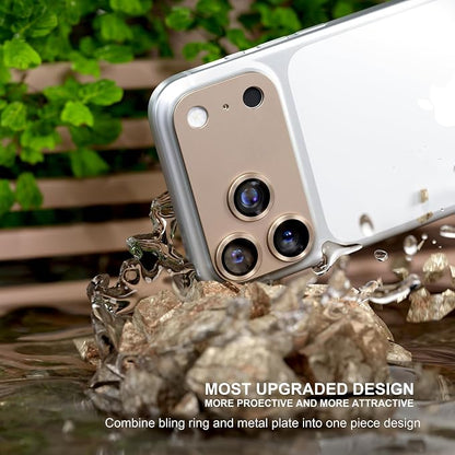 beuxece Compatible for iPhone 17 Pro Max Camera Lens Protector, Matte Metal Tempered Glass Rear Camera Screen Cover Accessories [Military Grade Shatterproof] [Strong Adsorption] - Gray