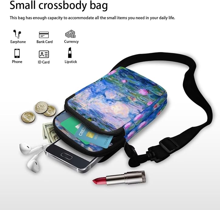 DISNIMO Small Crossbody Bags for Women Trendy Cross Body Cell Phone Shoulder Bags Purses with Adjustable Strap