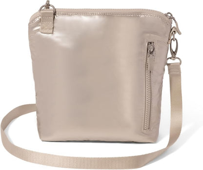 Baggallini Modern Pocket Crossbody Bag for Women, 8.5"x8.5" Handbag Purse with RFID, Lightweight Water-Resistant