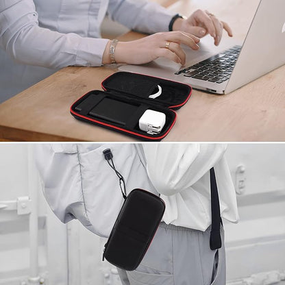 Skynew Power Bank Hard Travel Case Medium Compatible RAV Power 26800/20100/20000mAh, Anker Power Core 26800mAh/ PowerCore +26800mAh, INIU 10000mAh and Miady 10000/15000mAh (Medium Black)