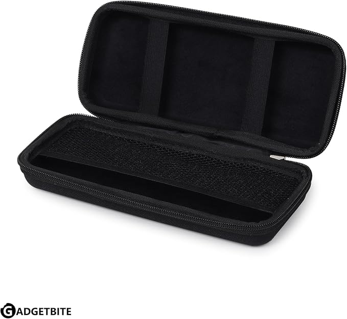 Portable Electronic Accessories Organizer - Travel-Friendly Pouch For Vlogging Camera, Usb Cables, Power Banks, Adapters, Hard Disks, And More (Black)