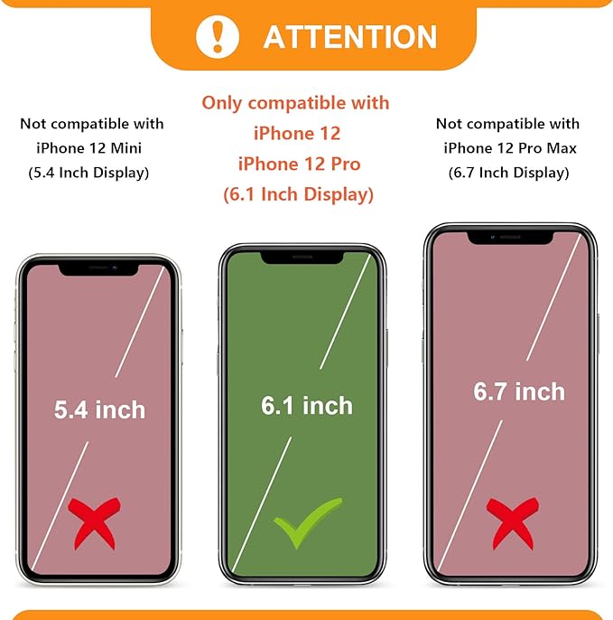 Bocasal Crossbody Wallet Case for iPhone 12/12 Pro, RFID Blocking PU Leather Zipper Handbag Purse Flip Cover, Kickstand Folio Case with Card Slots Holder Wrist Strap Lanyard 5G 6.1 Inch (Blue)
