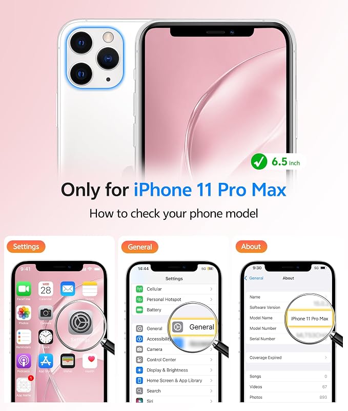 FNTCASE for iPhone 11 Pro Max Case, Fit for Magsafe, Full Camera Protection | Translucent Matte Magnetic Phone Back, 14FT Military Grade Drop Proof, Slim Shockproof Protective Cover, Light Pink