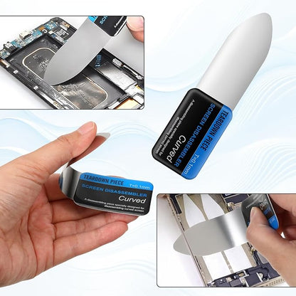 Mobile Cell Phone Repair Tools Kit, 7Pieces Metal Spudger Pry Tool Antistatic Spudger Plastic Metal Pry Opening Tool for Electronics Repair Smartphone Laptop Hand Open Replace Screen Battery