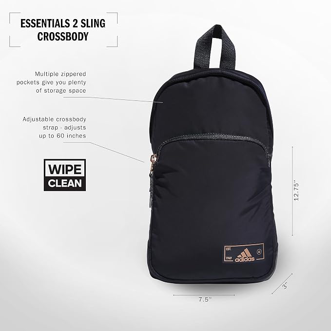 adidas Essentials Crossbody – Athletic Sling Bag with Phone Pocket