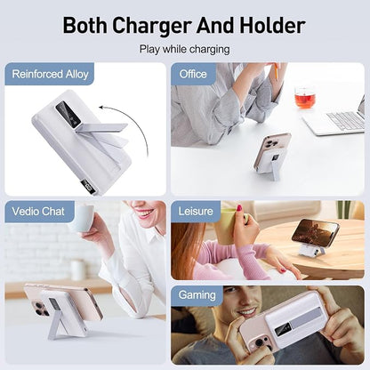 2026 Latest Magnetic Wireless Portable Charger Power Bank - 10000mAh 22.5W PD Fast Max Charging with Built-in LED Display, Magnetic Battery Pack for iPhone 17/16/15/14/13/12/Pro/Mini/Pro Max